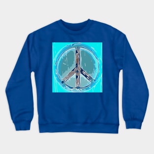 Peace Sign Crewneck Sweatshirt